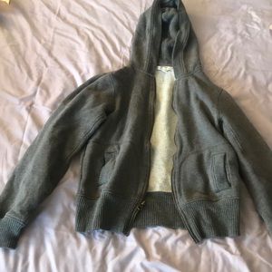 Heather gray gap hoodie